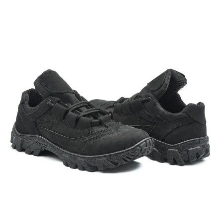 Армійські чоловічі берці демісезонні чорні , тактичні шкіряні кросівки прошити та проклеєні . Львів