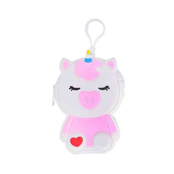 Дитячий гаманець-брелок "Єдиноріг" C44408, 8 х 11 х 3 см Білий Вінниця