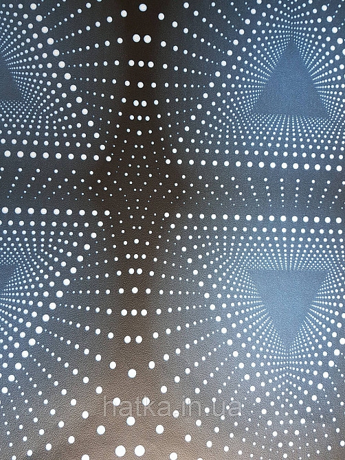 Обои флизелиновые эко Decoprint Good Vibes 0.53х10 молодежные абстракция геометрия точки фигуры черные синие Киев - изображение 1