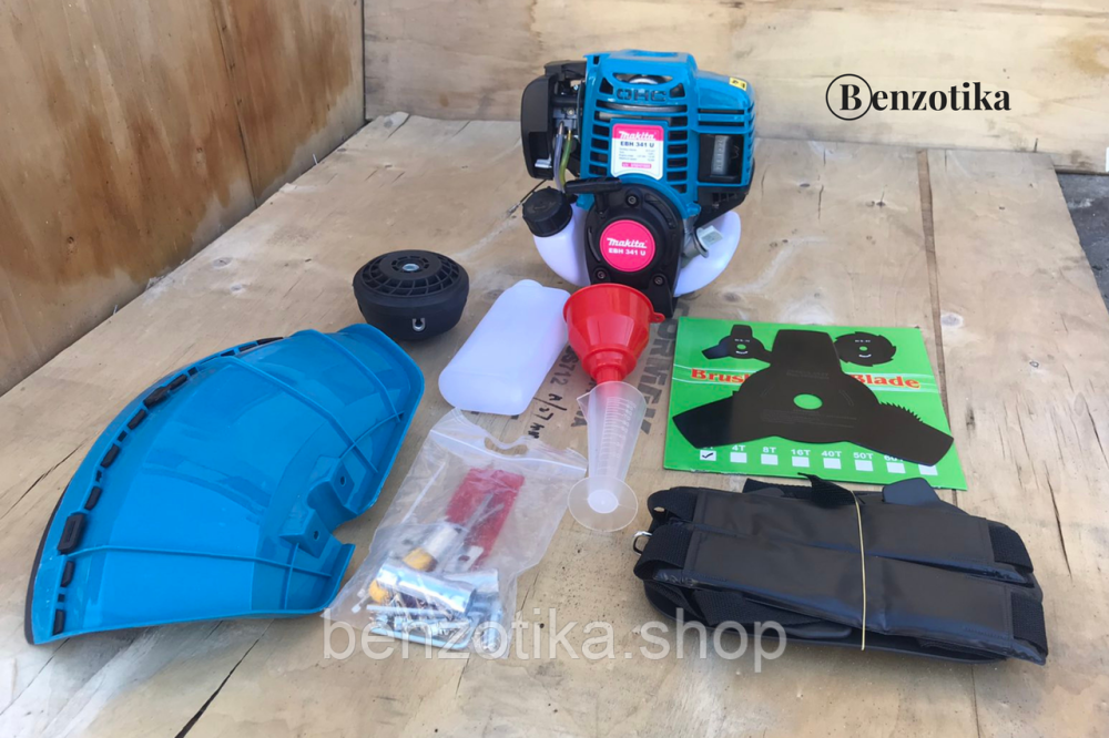 Мотокоса Makita EBH 341 U / 4х тактная мотокоса / Мощность двигателя - 1,07 кВт / ранцевый ремень в  Киев - изображение 2