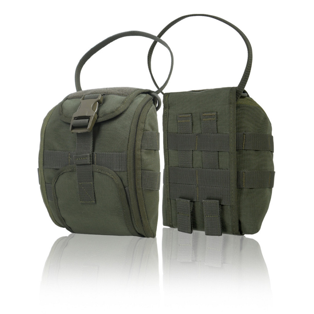 Подсумок-аптечка (быстрый сброс) Kiborg GU Cordura Khaki. Отрывной медицинский подсумок аптечка Киев - изображение 1