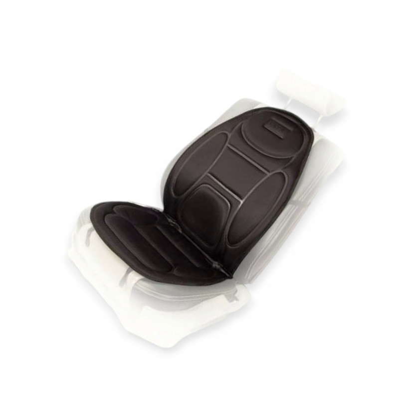 Накидка підігрівом сидіння + спинка висока чорна 12в, 48вт, перемикання. 3 режими, 108х49см з Мукачево - фото 1