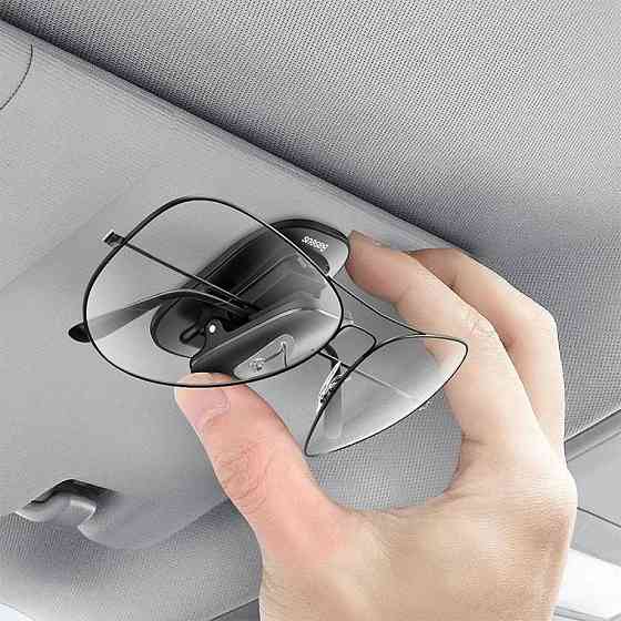 Автодержатель для очков Baseus Platinum Eyewear Clip ACYJN-A01 (Черный) Николаев