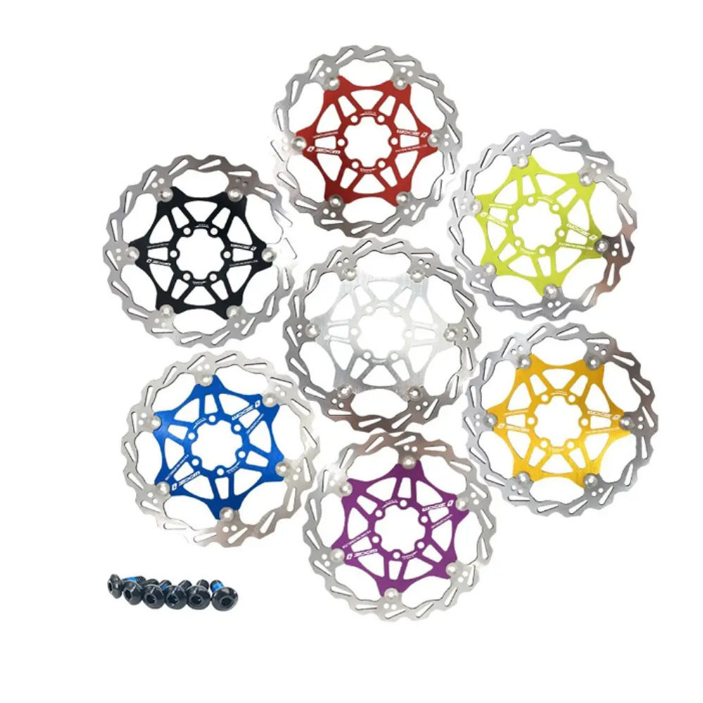 Диск, ротор тормозной из стали лучшего рассеивания тепла 160 мм Feel Fit Синий Бровары - изображение 4