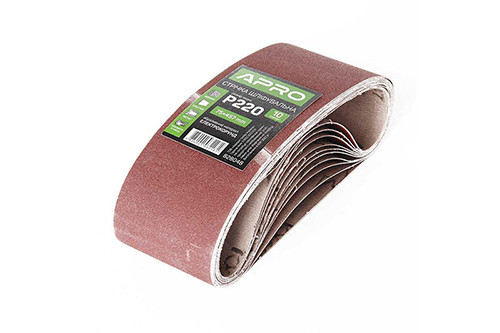 Стрічка шліфувальна нескінченна APRO P220 75×457мм (10 шт.) Рівне - фото 1