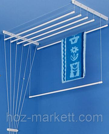 Потолочная сушилка на балкон пять прутьев по 1,8 метра Харьков - изображение 2