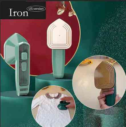 Пароочисник, праска 2 в 1 Mini Electric Iron DYD001 8066, зелений Вінниця