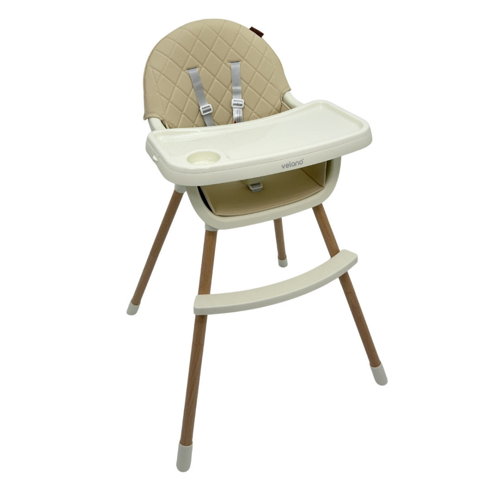 Стілець для годування дитини 2 в 1 VELANO Evo, beige Київ - фото 1