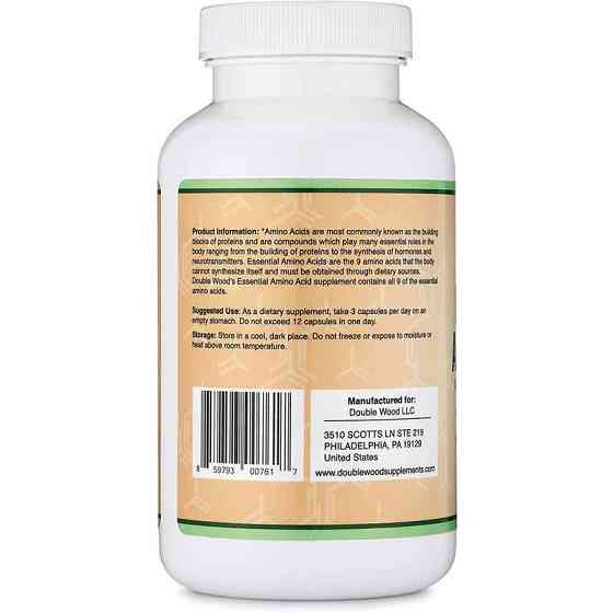 Незаменимые аминокислоты Double Wood Essential Amino Acids, 225 capsules Луцк