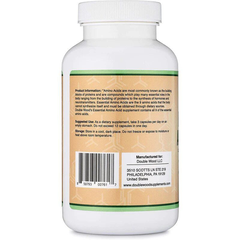 Незамінні амінокислоти Double Wood Essential Amino Acids, 225 capsules Луцьк - фото 2