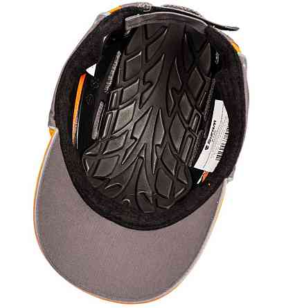 Каскетка защитная с вентиляцией Sizam B-Cap серо-оранжевая Ровно