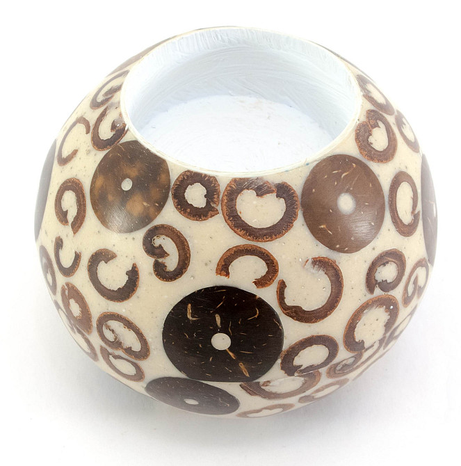 Подсвечник белый смола и корица Киев - изображение 1