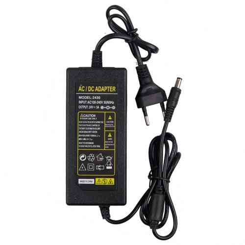 Блок живлення мережевий адаптер 24В 3А з кабелем, роз’єм 5.5×2.5мм для LED, камер, техніки Київ