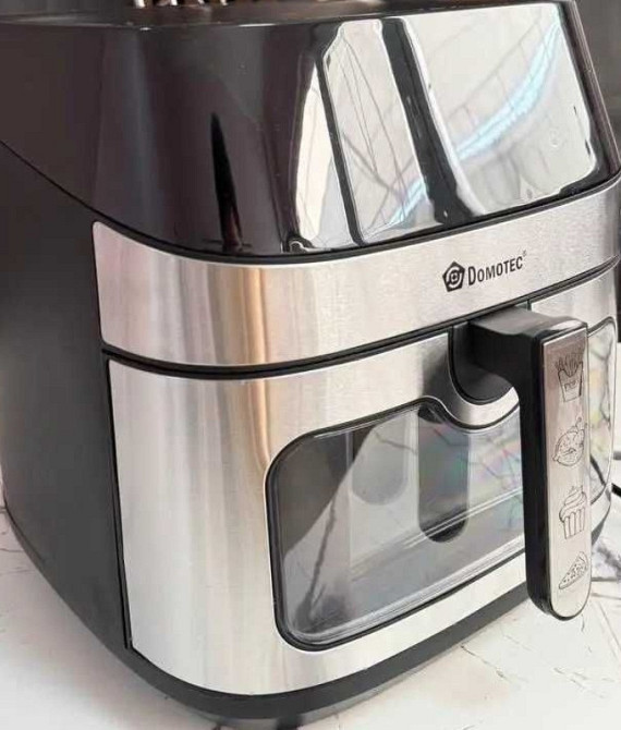 Мультипіч Аерогриль Domotec 12 л 2800 Вт з ОКОНОМ і 2 ТЕНами (2й нагрівання) Харків - фото 5