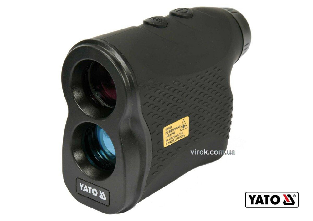 Дальномір лазерний YATO:діап.вимір.довж/вис/кут/швид-5-900 м/60°/0-300 км/год,похибка ±1м/ 900 м(DW) Одеса - фото 1