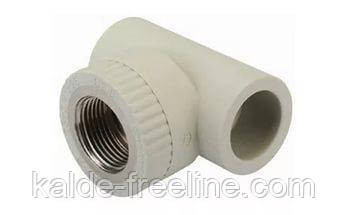 Тройник резба внутренняя Kalde ТРВ ∅ 25х1/2