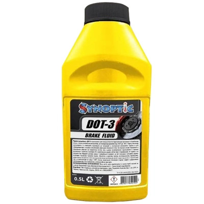 Тормозная жидкость Synoptic ДОТ-3 0,375 кг (11720) Винница - изображение 1