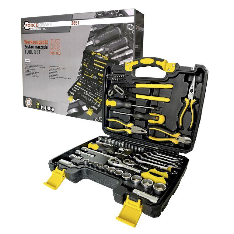 Набір інструментів 65пр. 1/4'', 3/8'' (6гр.) (4-24мм) Одеса - фото 1