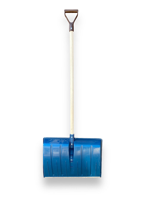 Лопата снігоприбиральна Wolfmann (з алюмінієвою кромкою) квадратна велика з держаком Харків - фото 2