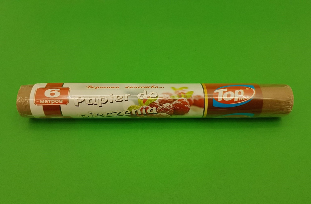 Бумага для выпечки  (6м\30см) ТОР (коричневая)(Неполный метраж!) (1 рул) Харьков - изображение 1