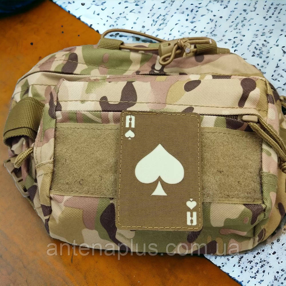 Гральна карта Laser Cut койот шеврон / патч Київ - фото 3