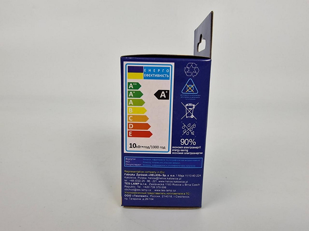 Лампа Світлодіодна LED A60 10W 4000К Е27 "Iskra" ECONOM (1 шт.) Харків - фото 4