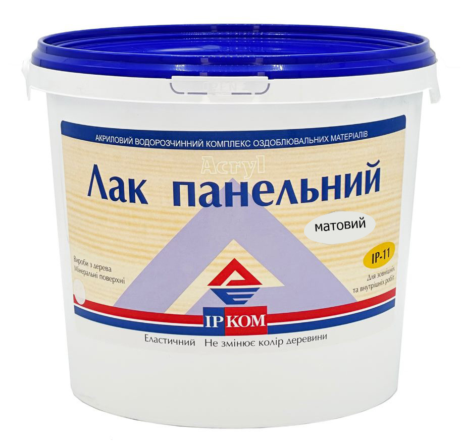 Лак панельний Ircom ProCristal Lacquer Panel IR-11 матовий 5 л Киев - изображение 1