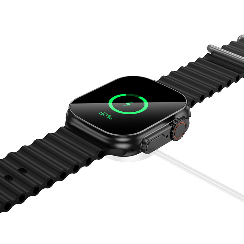 Беспроводное зарядное устройство для смарт-часов BOROFONE BD14 Ultra Smart sports watch charging cable White Киев - изображение 4