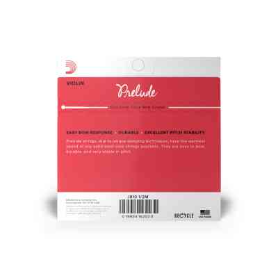 Струни для скрипки D&apos;Addario Prelude Violin String Set 1/2 Scale Medium Tension (J810 1/2M) Вінниця