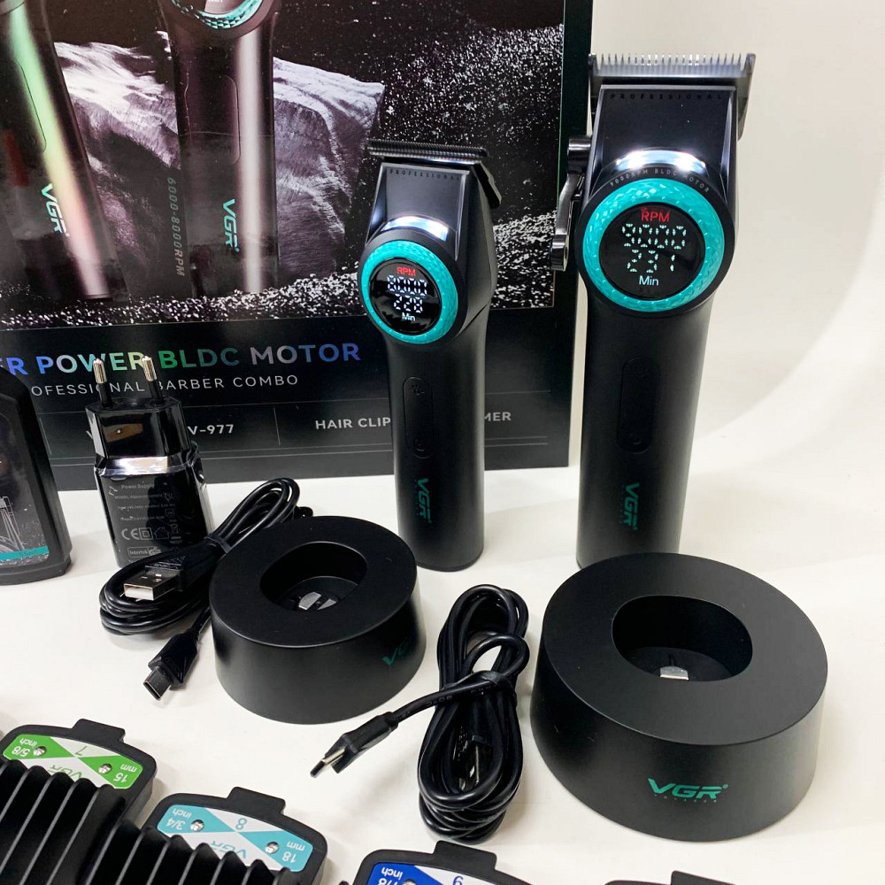 Набір для стрижки волосся на акумуляторі, Машинка для стрижки на акумуляторі Машинка підстригання OJ-48 Івано-Франківськ - фото 6