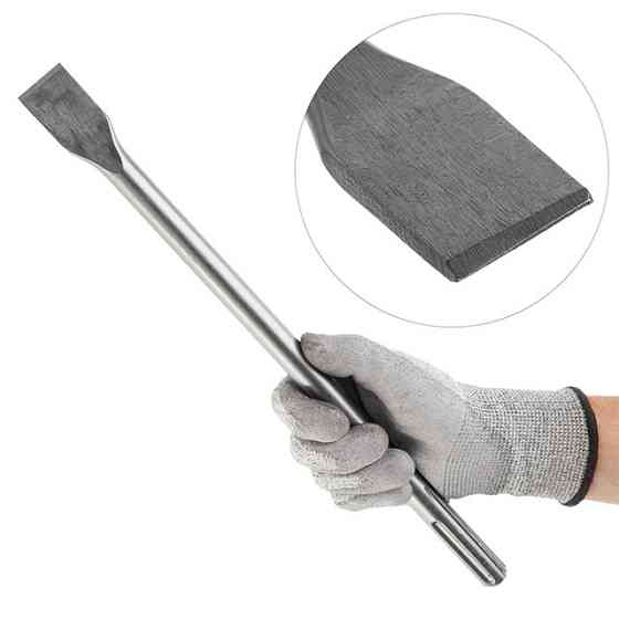 Зубило плоске, SDS-Max, 30 мм, 400×18 мм INTERTOOL SD-0446 Киев