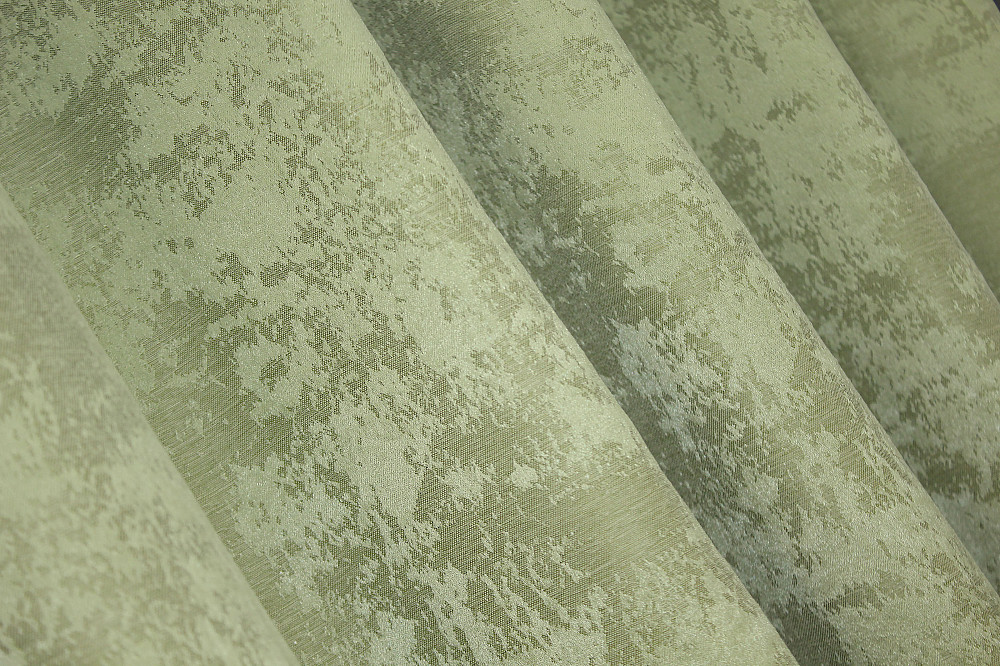 Комплект коротких штор VR-Textil Жаккард Sultan YL № 1367ш Светло-оливковый 130х170 см 2 шт (35-0082) Киев - изображение 4