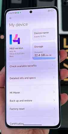 Смартфон Xiaomi 12 Pro 8/256Gb Blue Гарантія Trade in Київ