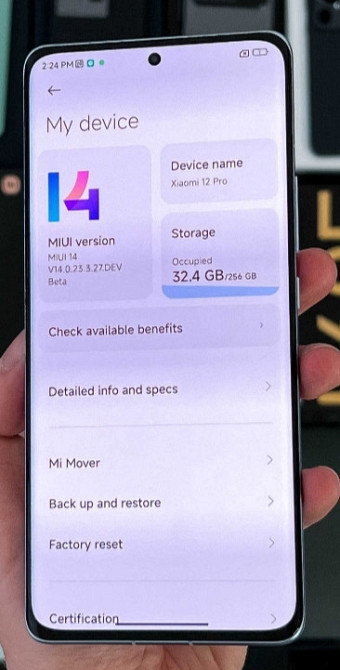 Смартфон Xiaomi 12 Pro 8/256Gb Blue Гарантія Trade in Київ - фото 4