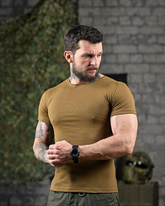 Трикотажная милитари футболка любовь носит пикссель кайот ДЛ6515 Одесса - изображение 9