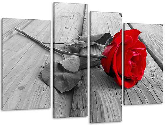 Модульная картина Роза Art-171_4 99x140 см Киев