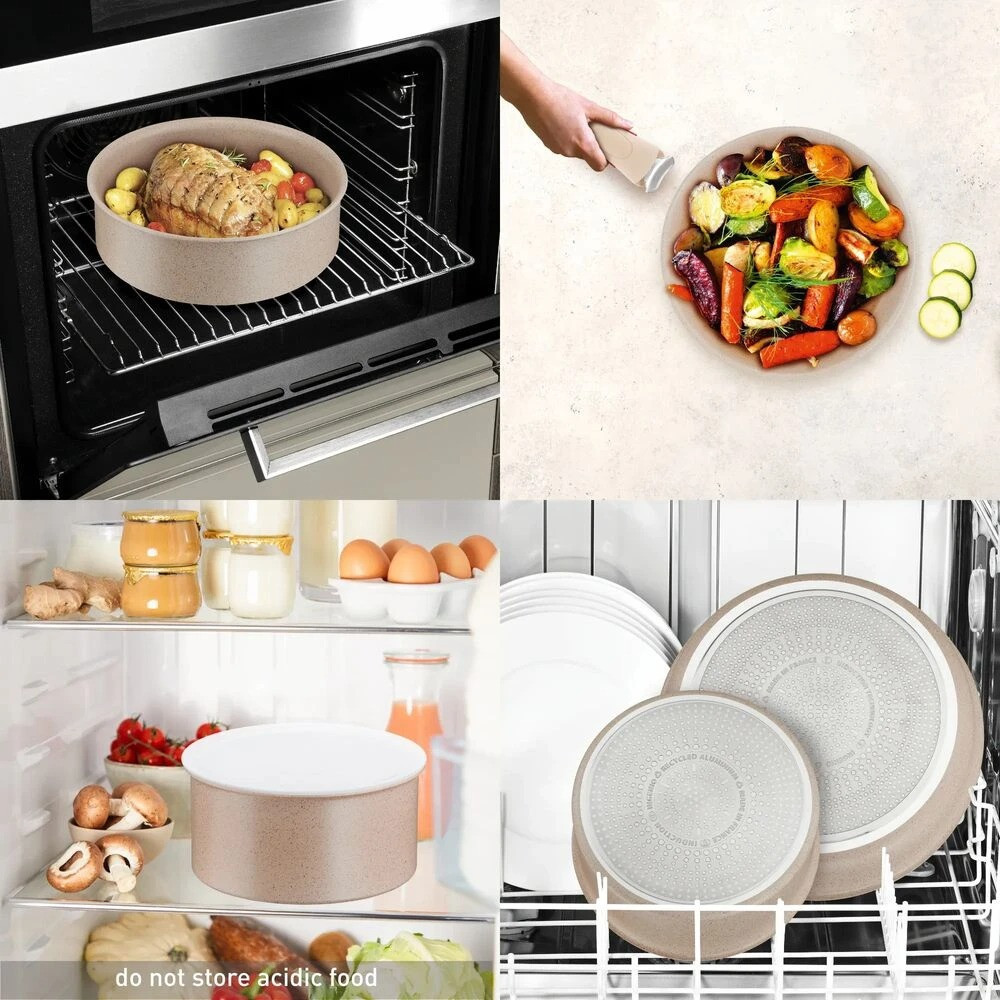 Набор сковородок Tefal Ingenio Delight 3 предмета (L7839043) ( Бежевий ) Харьков - изображение 10
