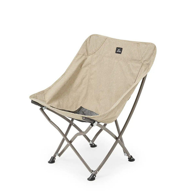 Складне туристичне крісло Naturehike YL04 NH18X004-Y тканина 600D Oxford сталь (Бежевий) Вінниця - фото 1