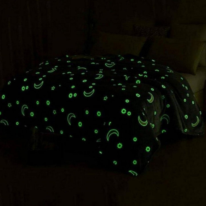 Плед светящийся в темноте, Светящееся в темноте одеяло BLANKET, Светящееся одеяло-покрывало MQ-47 Львов - изображение 8