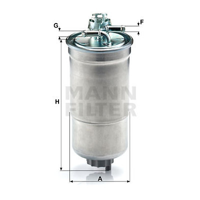 Фільтр паливний Mann WK853/3X Вінниця - фото 1