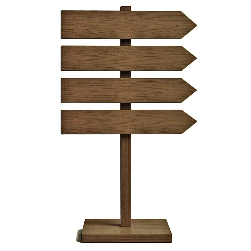 Напольная стрелка-указатель 