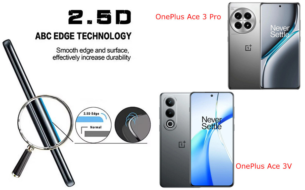Захисне скло ArmorGlass для OnePlus Ace 3 Pro, OnePlus Ace 3V – стійке до подряпин та ударів Київ - фото 2