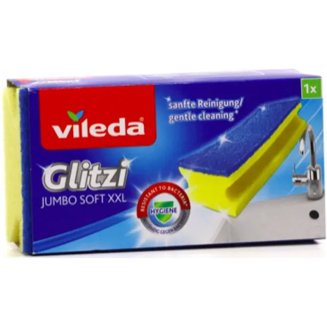 Губка д/ванної кімнати Vileda Джамбо Софт XXL 1 шт. Львів - фото 1