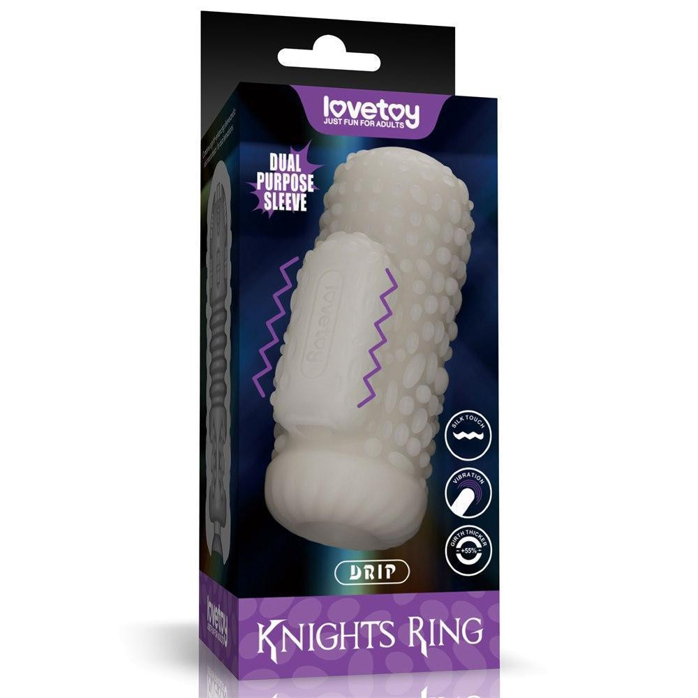 Мастурбатор - Knights Ring Vibrating Dual Purpose Sleeve-Drip Sex Aura Киев - изображение 1
