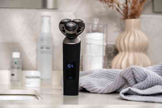 Бритва електр. ARDESTO роторна SHRR-B8WDR, 8Вт, бритв.головок-3, Li-Ion, сух.+волог., чорний Київ