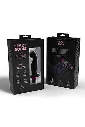 Набор для анальных игр Dream Toys Sex Room, 6 предметов, черный/розовый Sex Aura Киев
