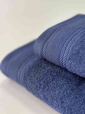 Махровое полотенце IDEAL TEXTILE Легкий бриз 50х90 см 450 г/м2 100% хлопок Синій Черновцы