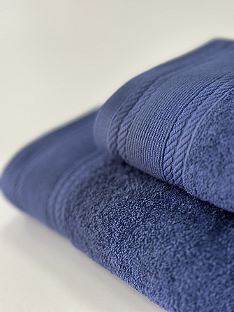 Махровое полотенце IDEAL TEXTILE Легкий бриз 50х90 см 450 г/м2 100% хлопок Синій Черновцы - изображение 4