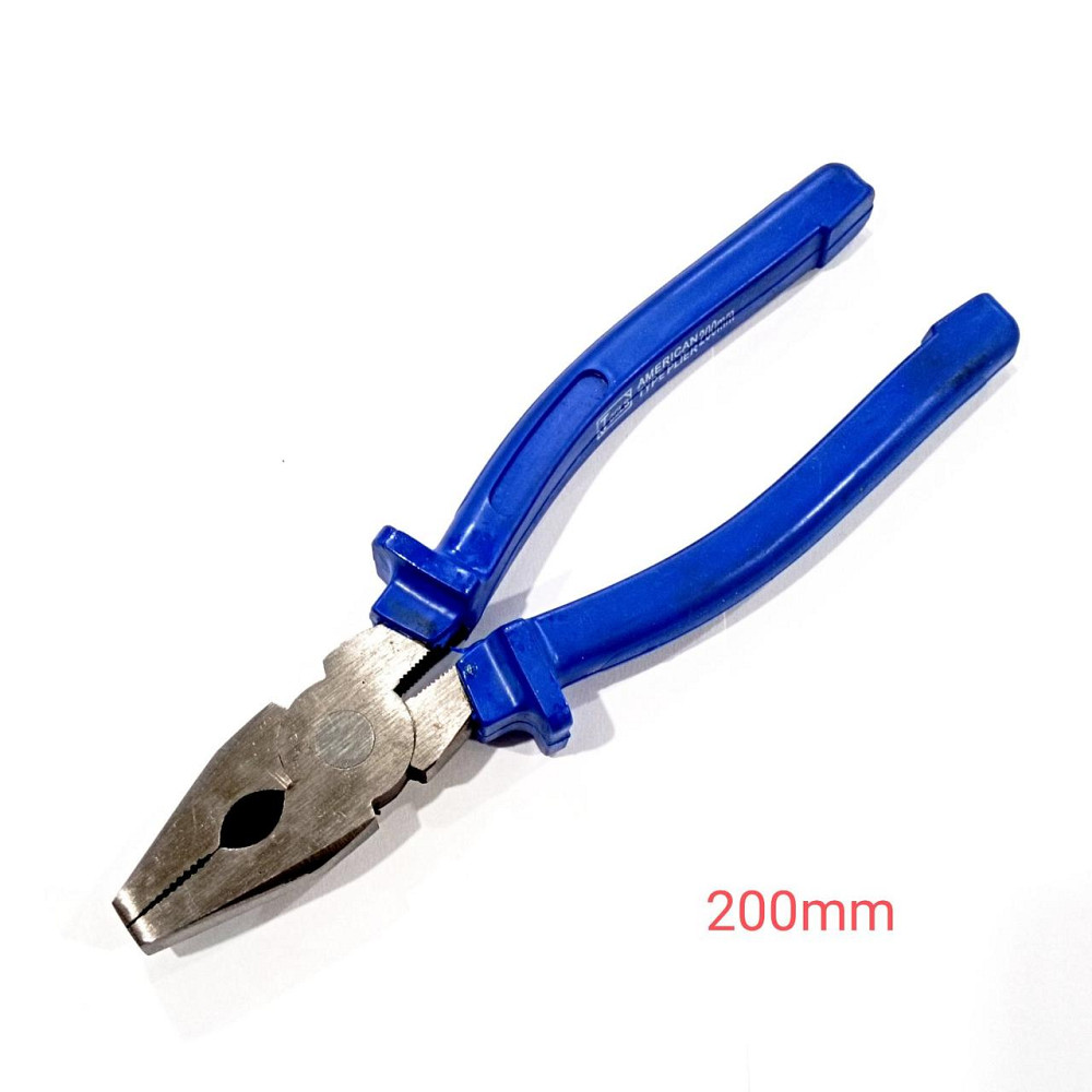 Плоскогубцы cиние 200mm American Type Днепр - изображение 1