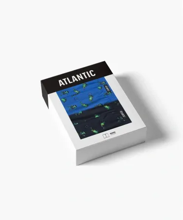 Чоловічі боксери Atlantic, 100% бавовна. Набір 2 шт. 2MBH-006 S Київ